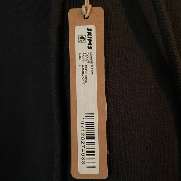 Skims black hoodie nwt - Picture 7 of 7